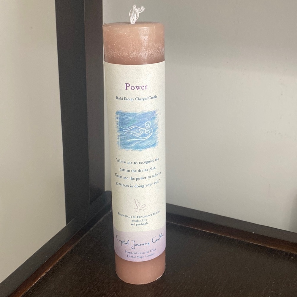New Reiki Charged Intention Candle Power 7 Inch Ritual Pillar Manifestation